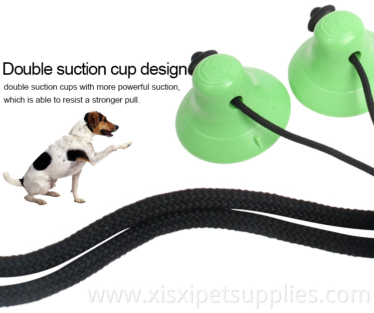 Factory Wholesale Pet Tug Molar Toys Double Suction Cup Interactive Dog Pooshes Chew Toy